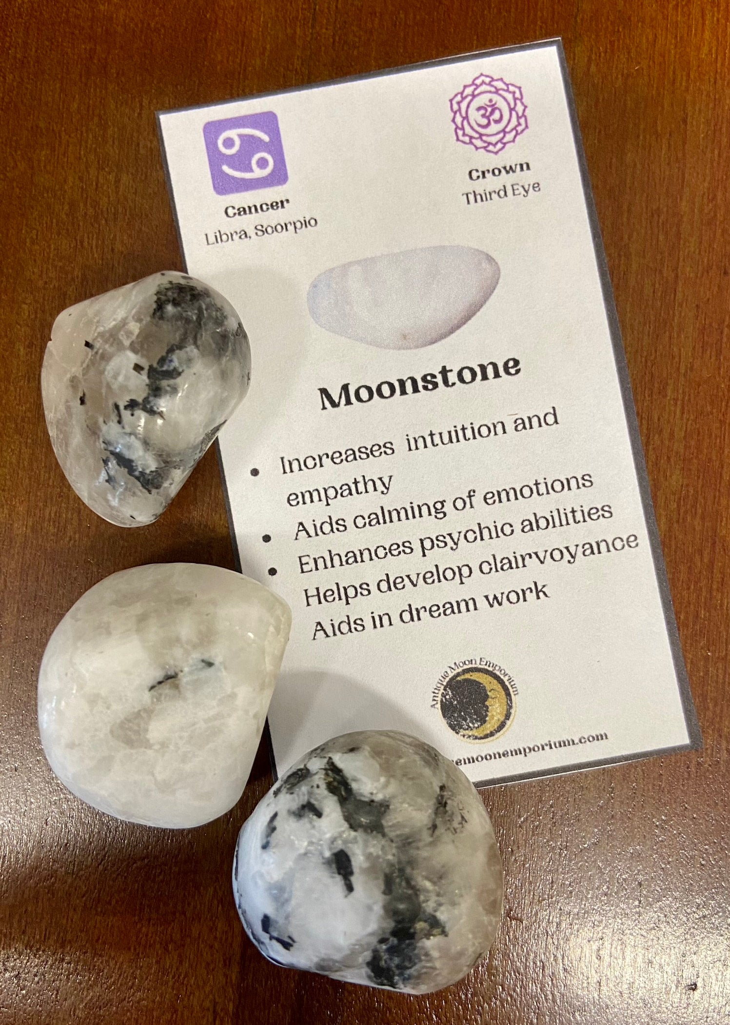 Rainbow moonstone with hotsell black tourmaline meaning